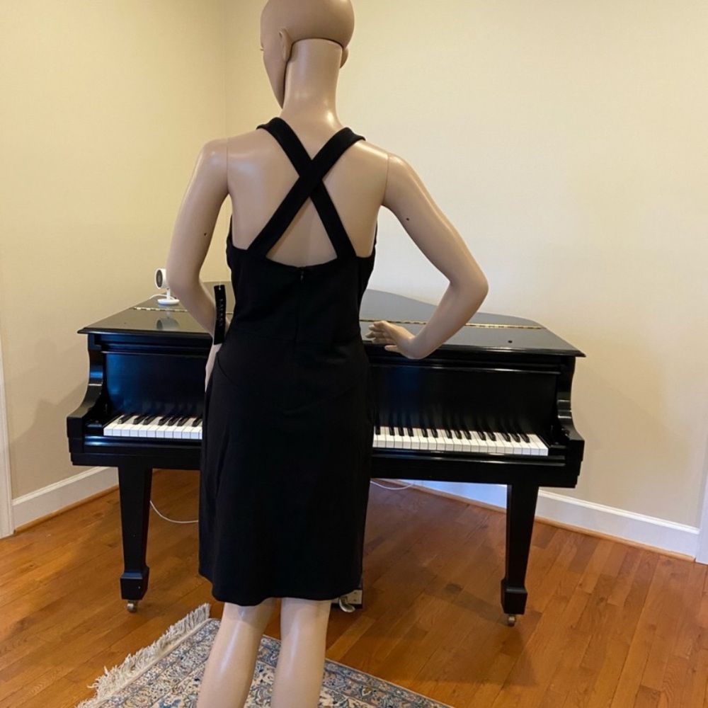 NWT Lauren Ralph Lauren Crisscross Back Cocktail Party Dress - Picture 9 of 10